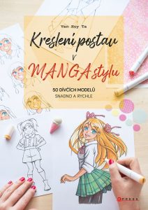 Kreslení postav v manga stylu – 50 dívčích modelů snadno a rychle