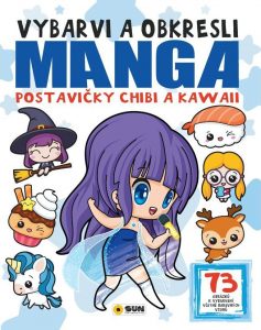 Manga - Postavičky Chibi a Kawaii - Vybarvi a obkresli